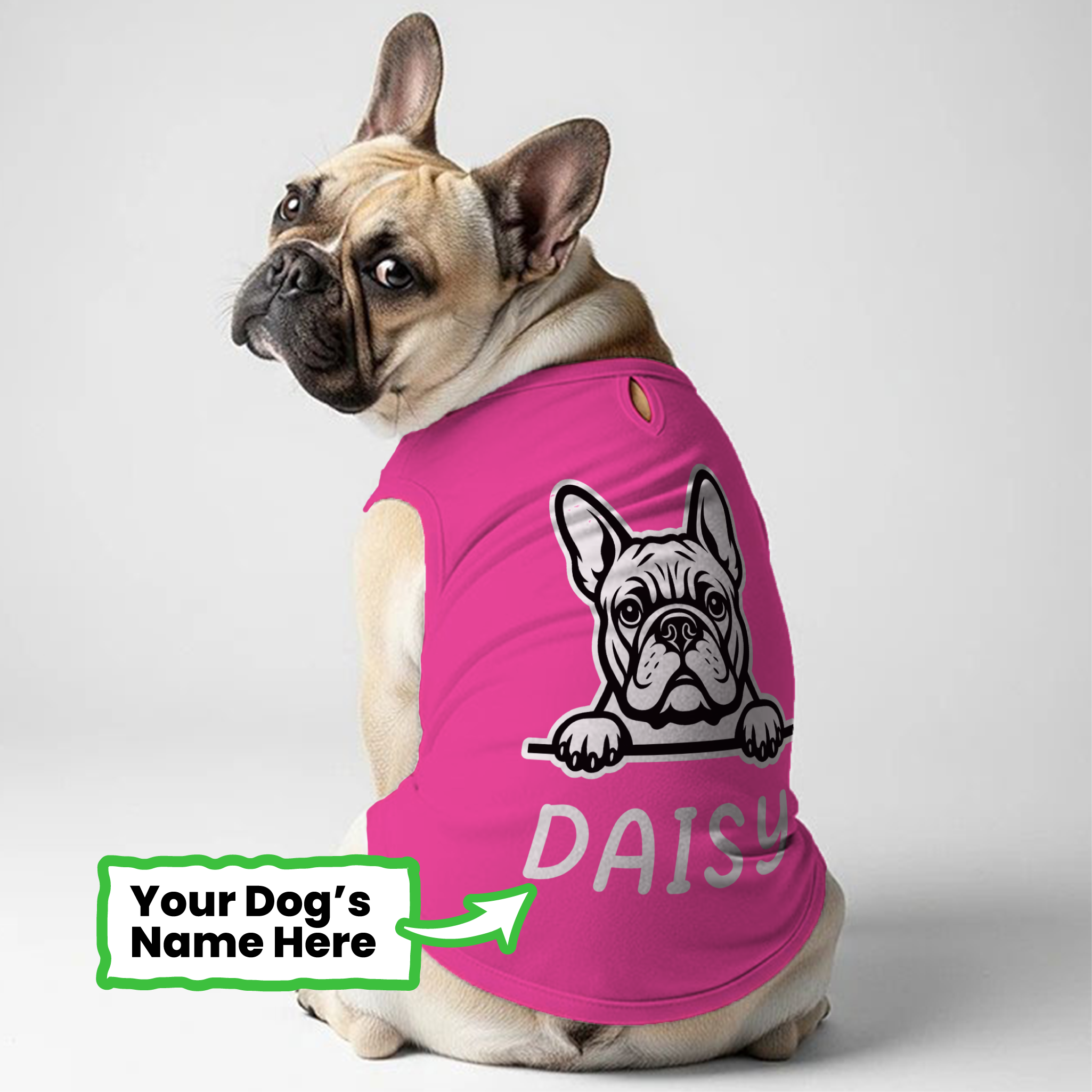 Custom Dog T-shirt For French Bulldogs Indoor Comfort | Premium Quality