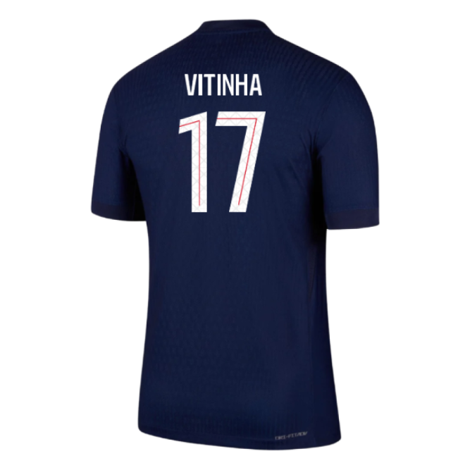 Psg Home Authentic Vitinha Jersey Uv-protective Anti-odor