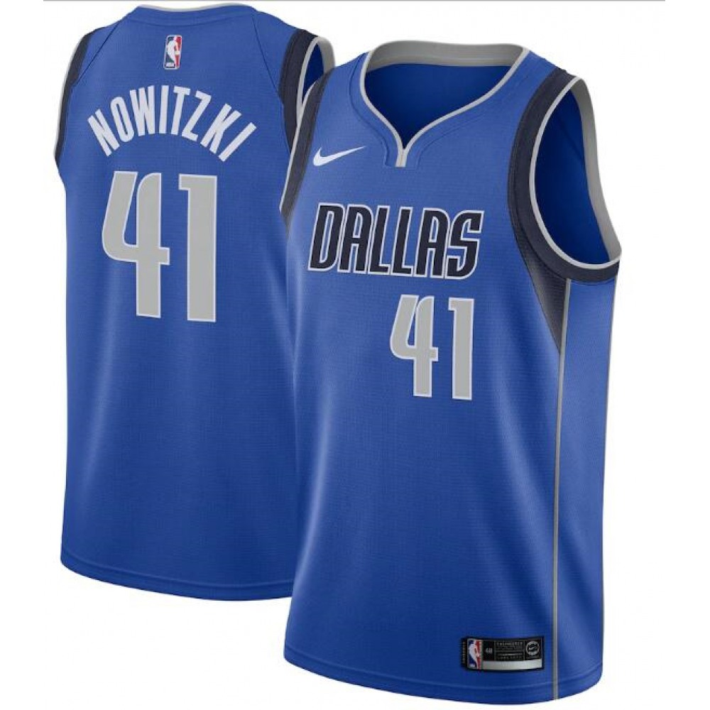 Limited Edition Dallas Mavericks 41 Jersey Blue - Basketball Fan Gear