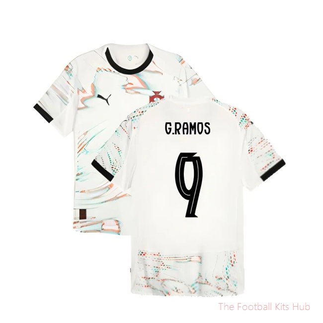 2025-2026 Portugal Away Authentic Jersey (G.Ramos 9)