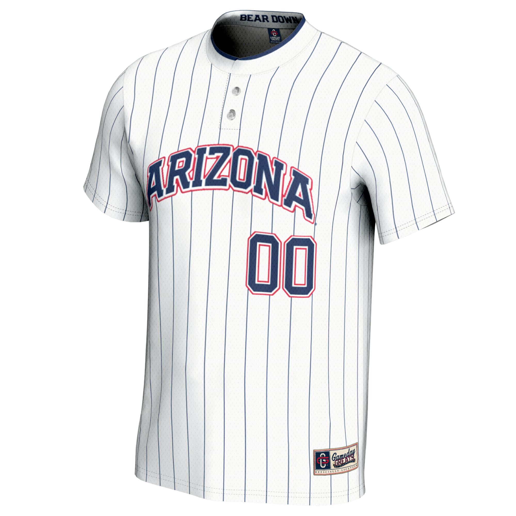 [DDG] Arizona Wildcats GameDay Greats Youth NIL Pick-A-Player Lightweight Softball Jersey - White