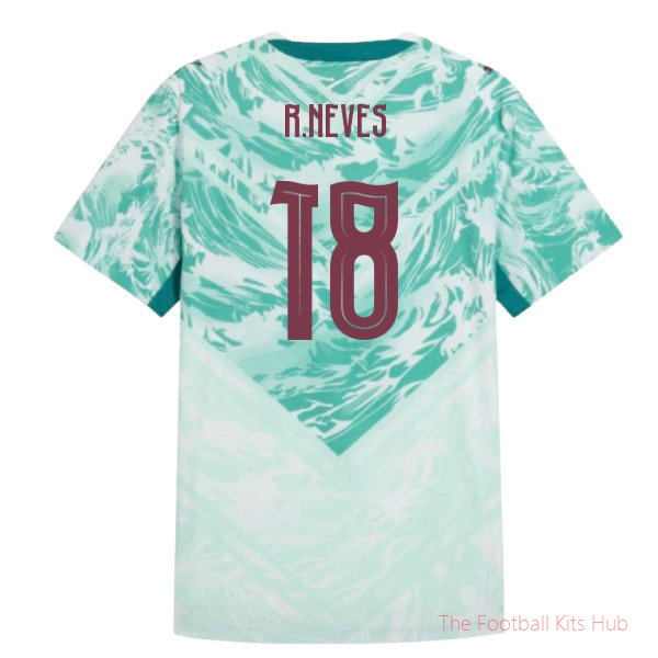 2026-2027 Portugal Authentic Away Shirt (R.Neves 18)