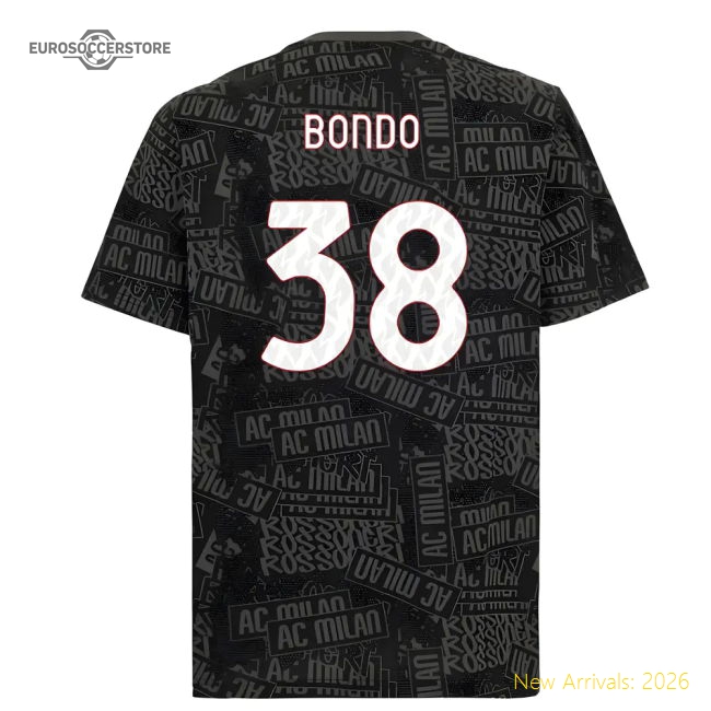Best-Selling 2025-2026 Ac Milan Ftblculture Tee Aop (Black) (Bondo 38)