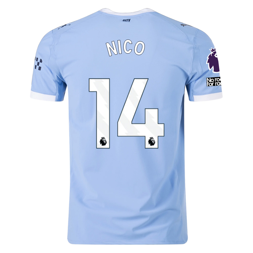 Manchester City Blue/White) 2025-2026 UCL Home Jersey – Authentic Shirt