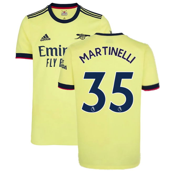 Match Quality Arsenal Away Shirt Martinelli #35 2025-2026 Campaign...