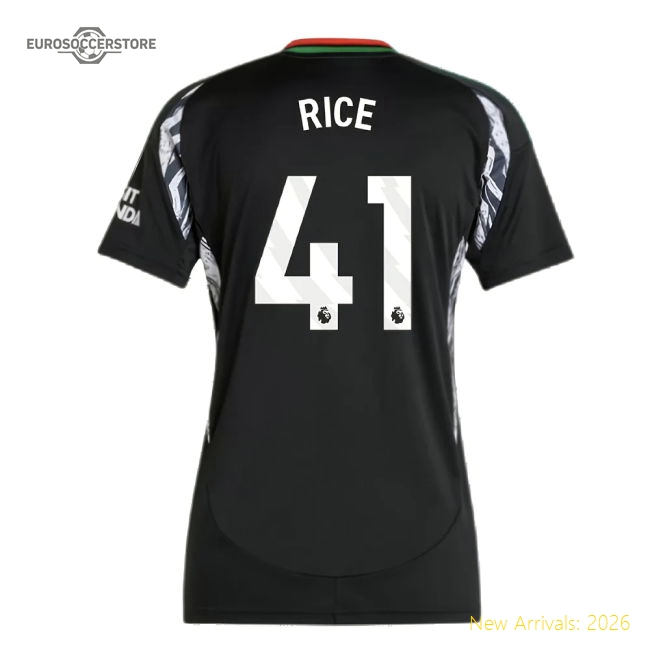 Refined Arsenal Womens Jersey Rice 2024-2025 Smart Fabric
