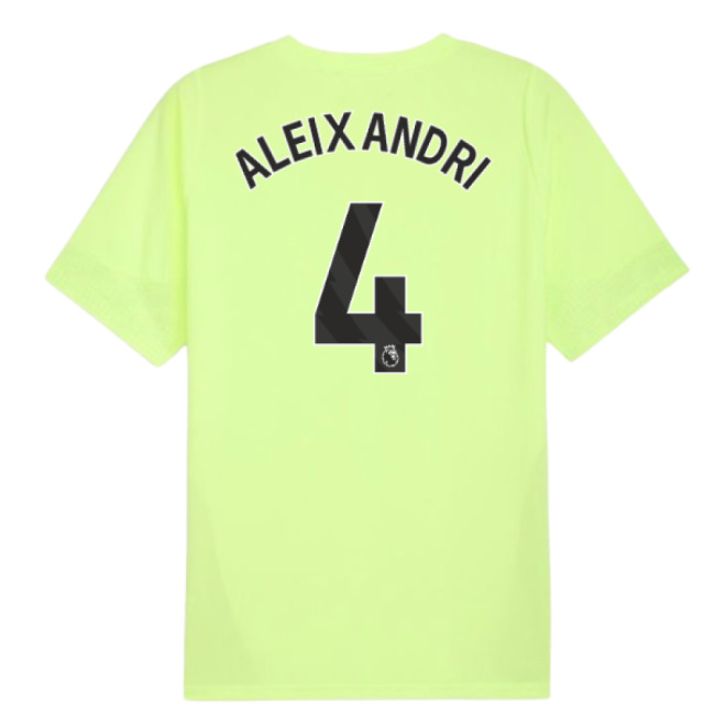 2025-2026 Man City Training Jersey Fizzy Apple Aleixandri 4