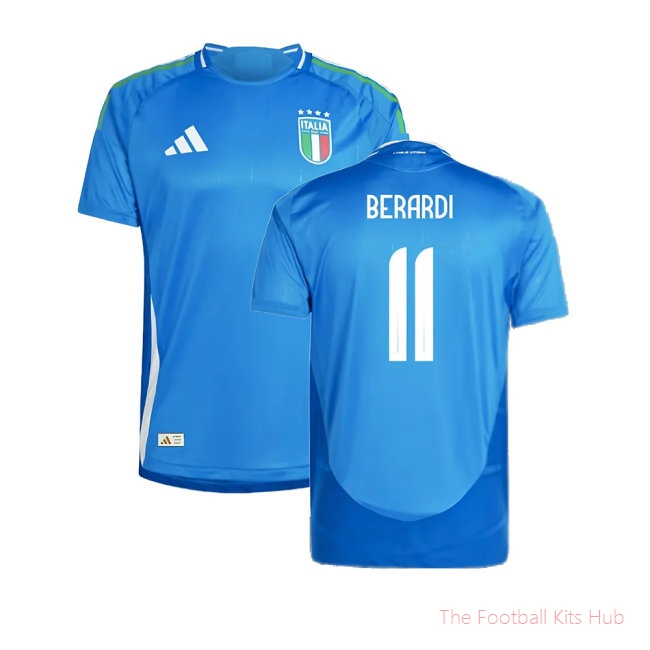 2024-2025 Italy Authentic Home Shirt (BERARDI 11)