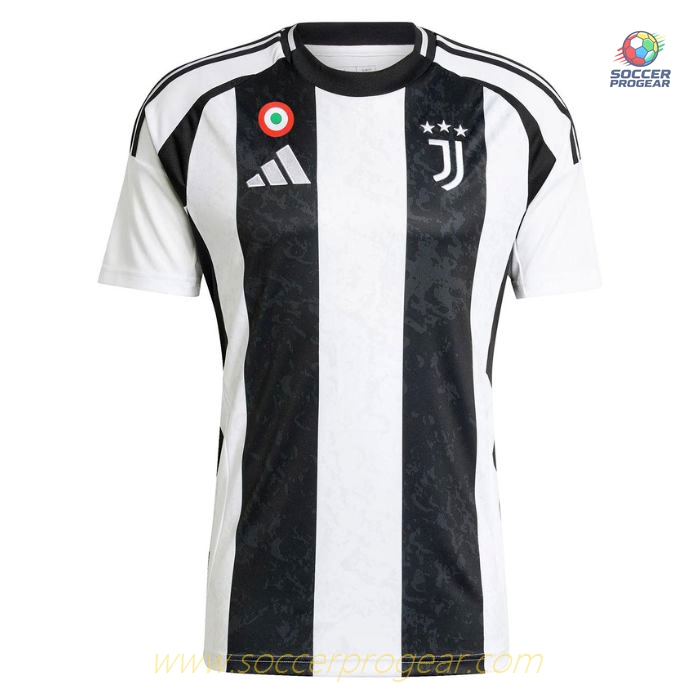 Juventus Home Children's Edition Soccer Uniform Team Shirt 2024/25 Collection Vlahovic