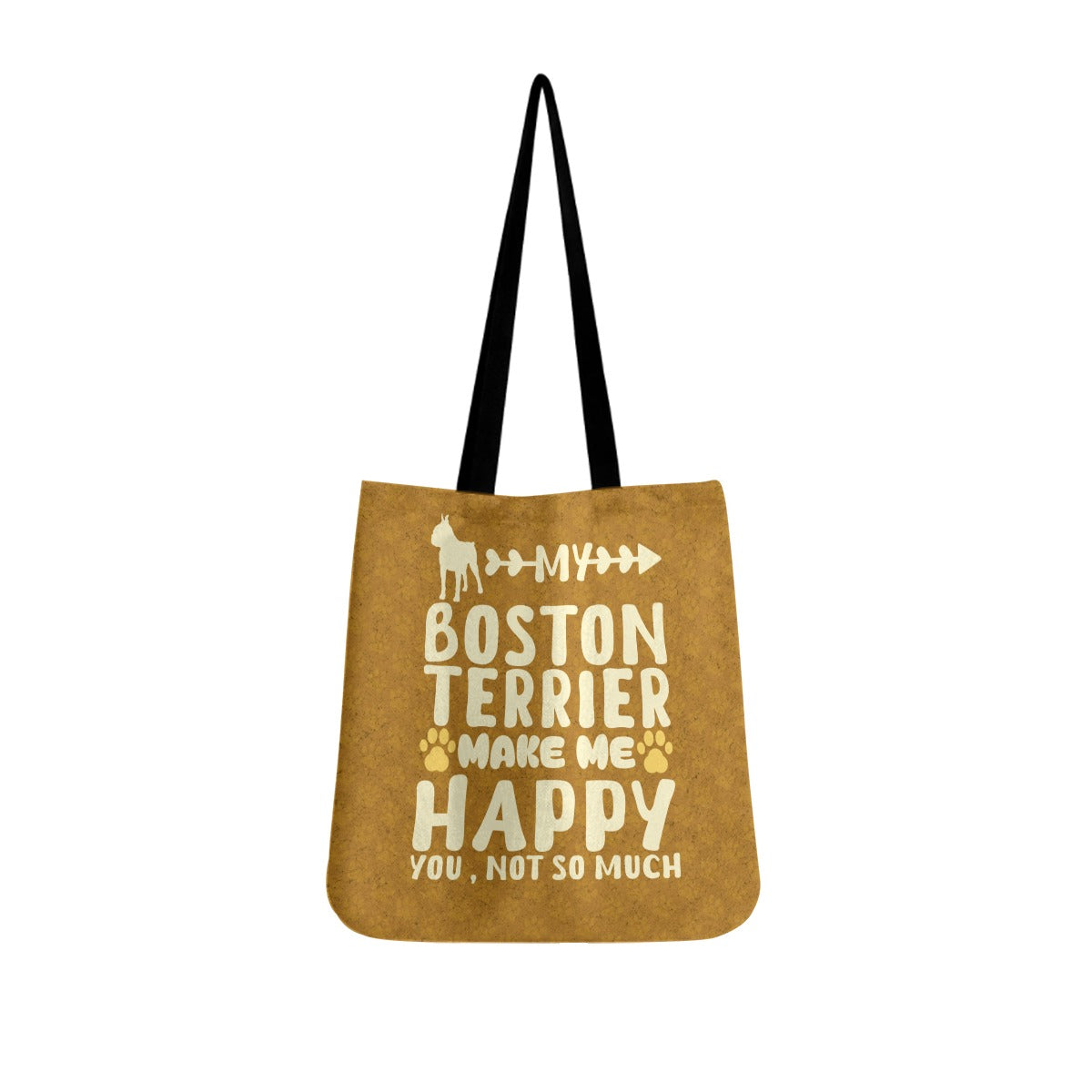 Minimal-Aesthetic Hazel - Cloth Tote Bags For Boston Terrier Lovers as a