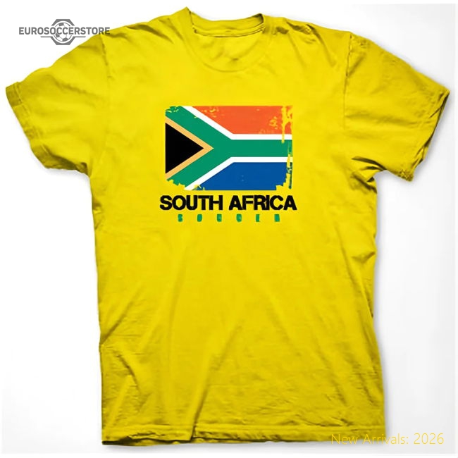 South Africa Soccer T-shirt (yellow) - World Cup Edition