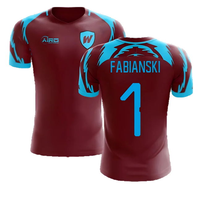 Vintage Jersey 2025-2026 WHU Home Anti-Odor FABIANSKI 1 Adults Fa#275
