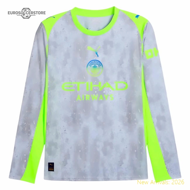 2025-2026 City Man Long Sleeve Third Soccer Shirt (Aleixandri 4)