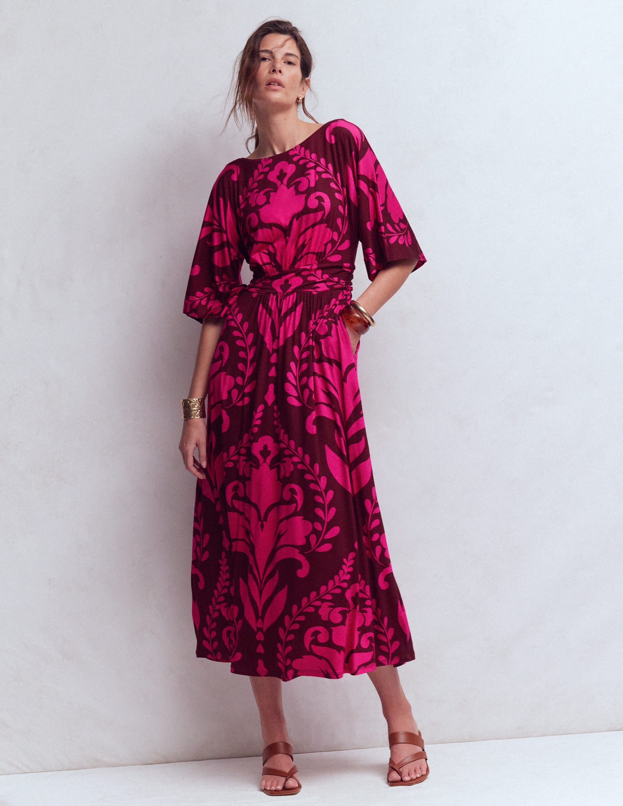 Imelda Kimono Jersey Dress