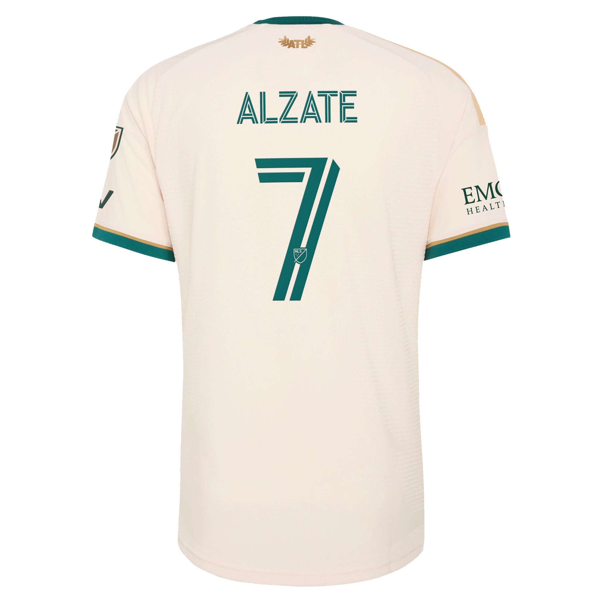 [JED] Steven Alzate Atlanta United FC 2026 Spirit of '96 On-Field Authentic Patch Jersey - Tan