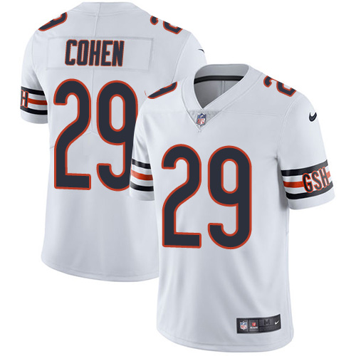 NFL CHI Bears Tarik Cohen #29 White Limited Game Jersey - Premium