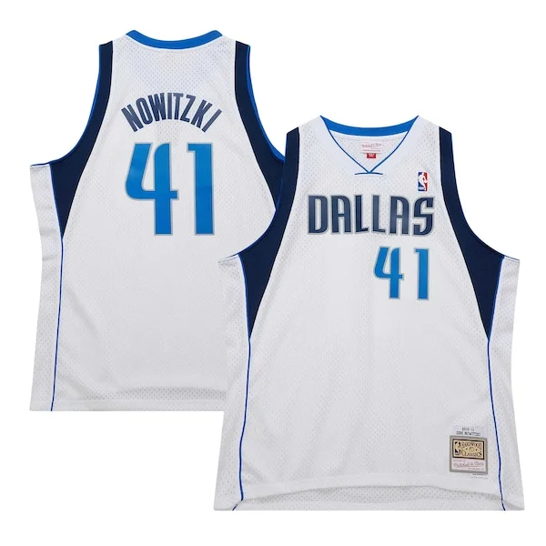 Dirk Nowitzki DAL Swingman Jersey - stylish high-quality - White