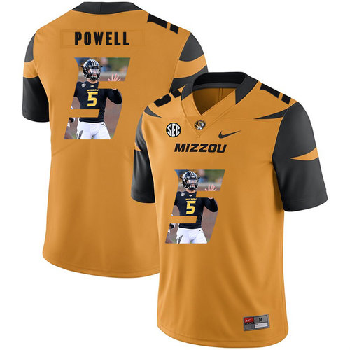Men's None Taylor Powell #5 durabl Gold 2024 comfortable Jersey