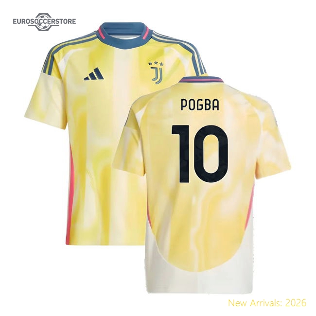 Durable Football Team Kids Pogba Jersey 2024-2025 Quick-dry