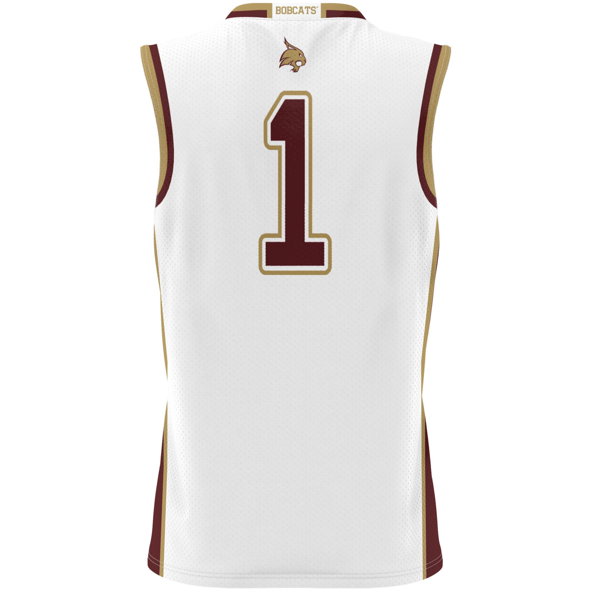 [DDG] #1 Texas State Bobcats GameDay Greats Unisex Lightweight Basketball Jersey - White