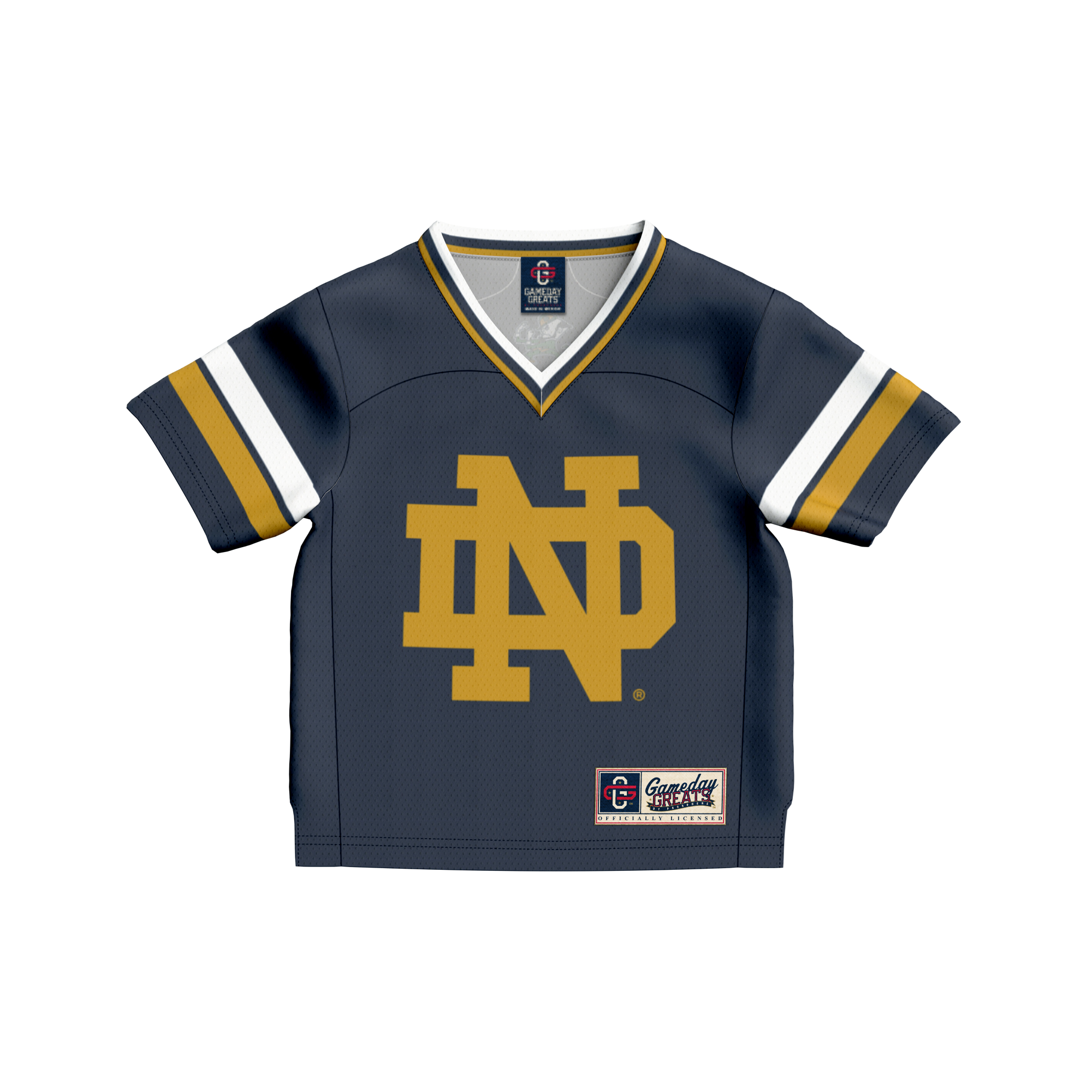 [NJP] Notre Dame Fighting Irish GameDay Greats Toddler Collegiate Football Fashion Jersey - Navy