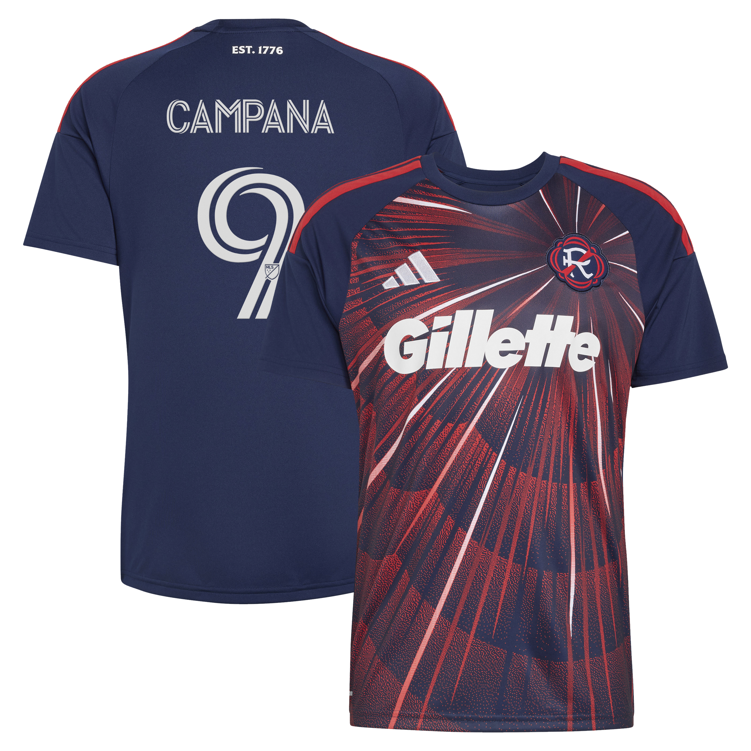 [JED] Women's Leonardo Campana New England Revolution 2026 Independence Day Replica Jersey - Blue