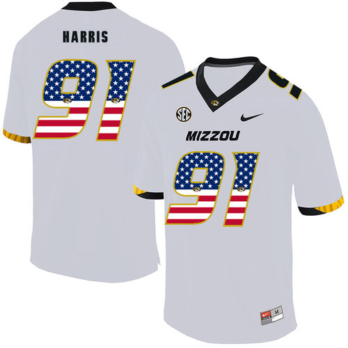 Men's None White 2024 stitched Charles Harris #91 high quality Jersey