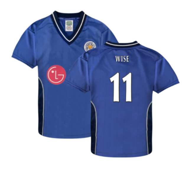 Leicester City 2002 Home Retro Shirt Wise 11 In Multiple Youth Sizes