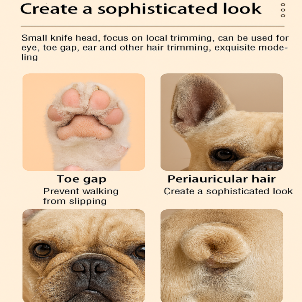 Trimmer – Waterproof Dog Grooming Clipper With Led Light Outdoor Use