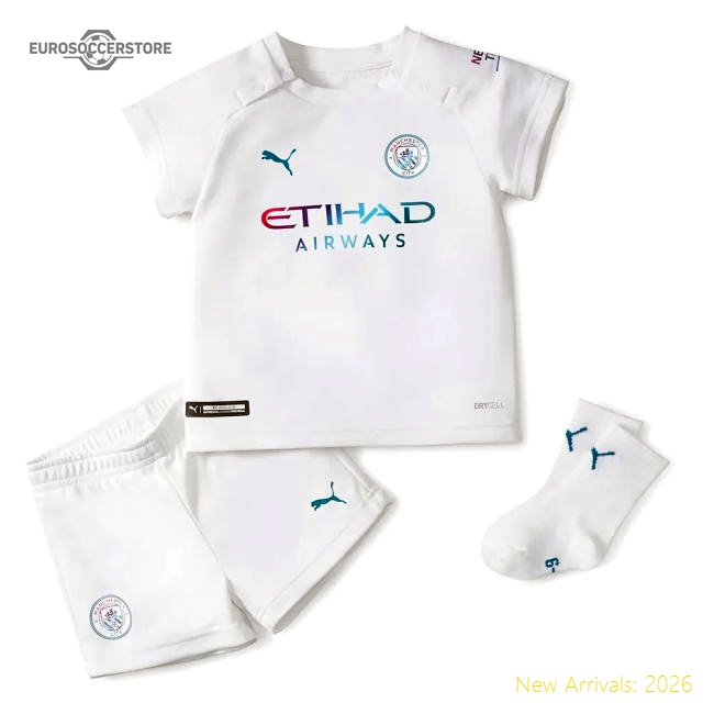 Official 2021-2022 Man City Away Baby Kit - Premium Quality Football
