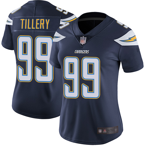 NFL A C Chargers #99 Jerry Tillery Navy Limited Jersey - High Quality