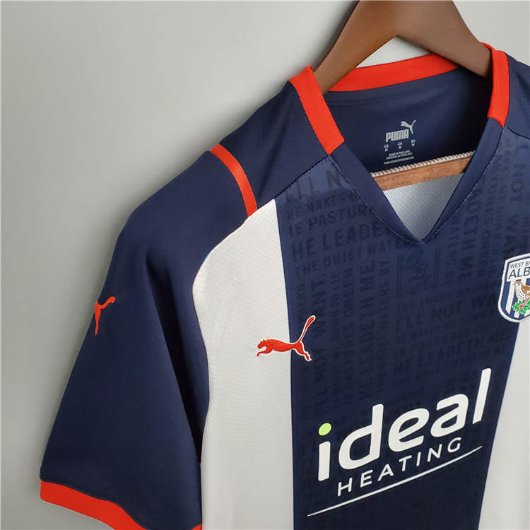 Match Quality West Bromwich Albion 21-22 Home Soccer Jersey Football