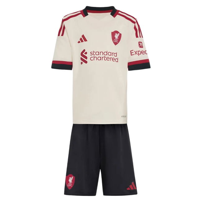 Official Liverpool 2025-2026 Liverpool Away Mini Kit (Fabinho 3)