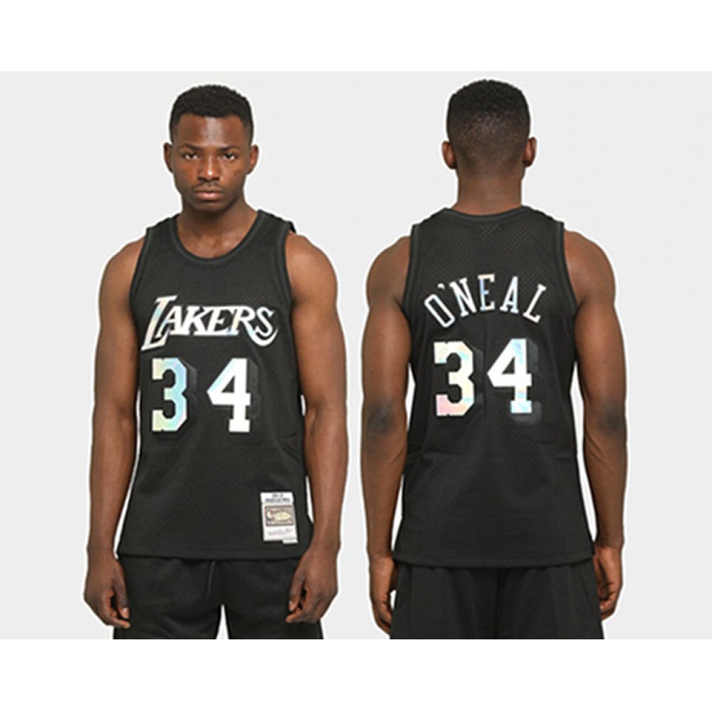 Official 34 Los Angeles Lakers Black Jersey - - NBA Collection