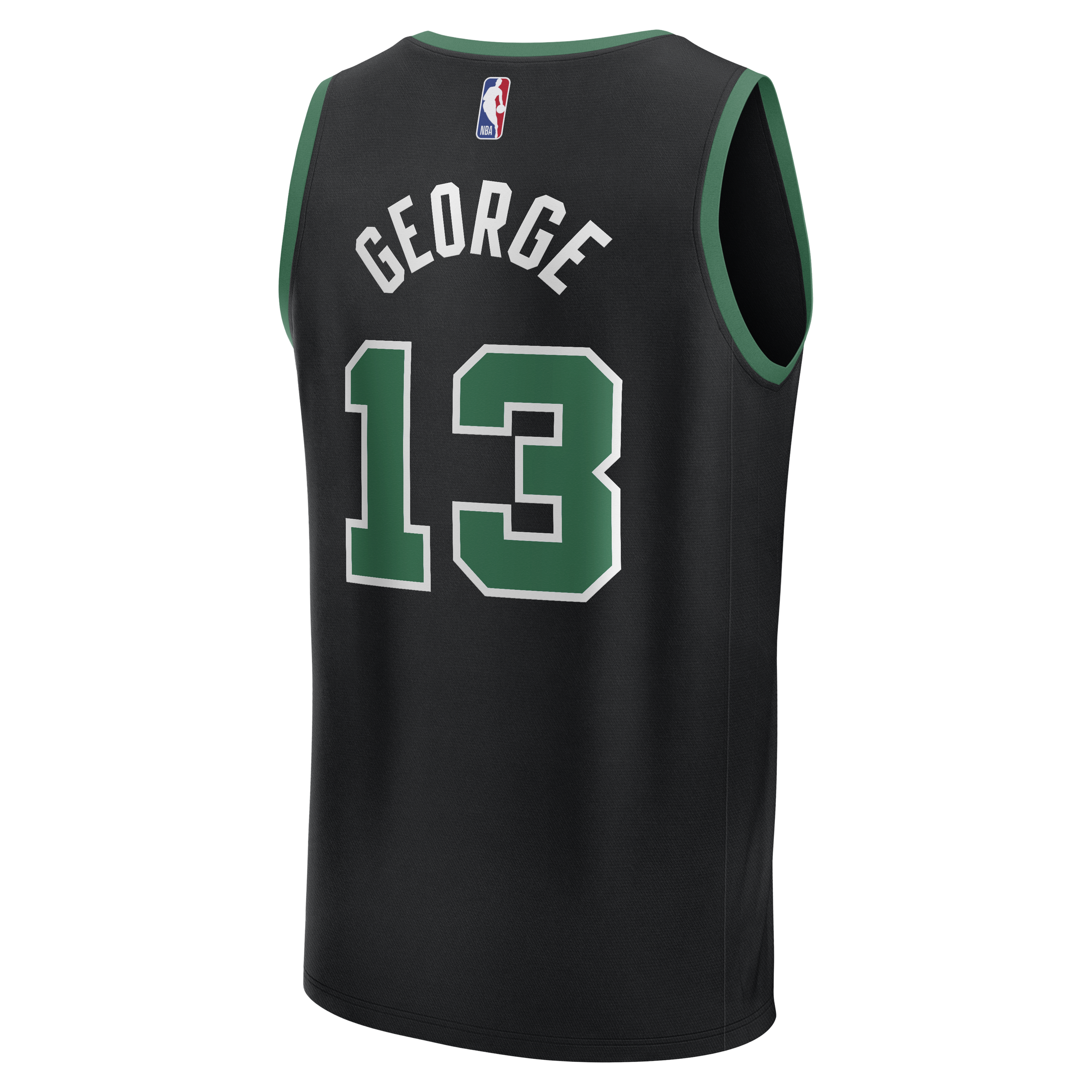 [LK] Paul George Boston Celtics Fast Break Replica Jersey - Statement Edition - Black