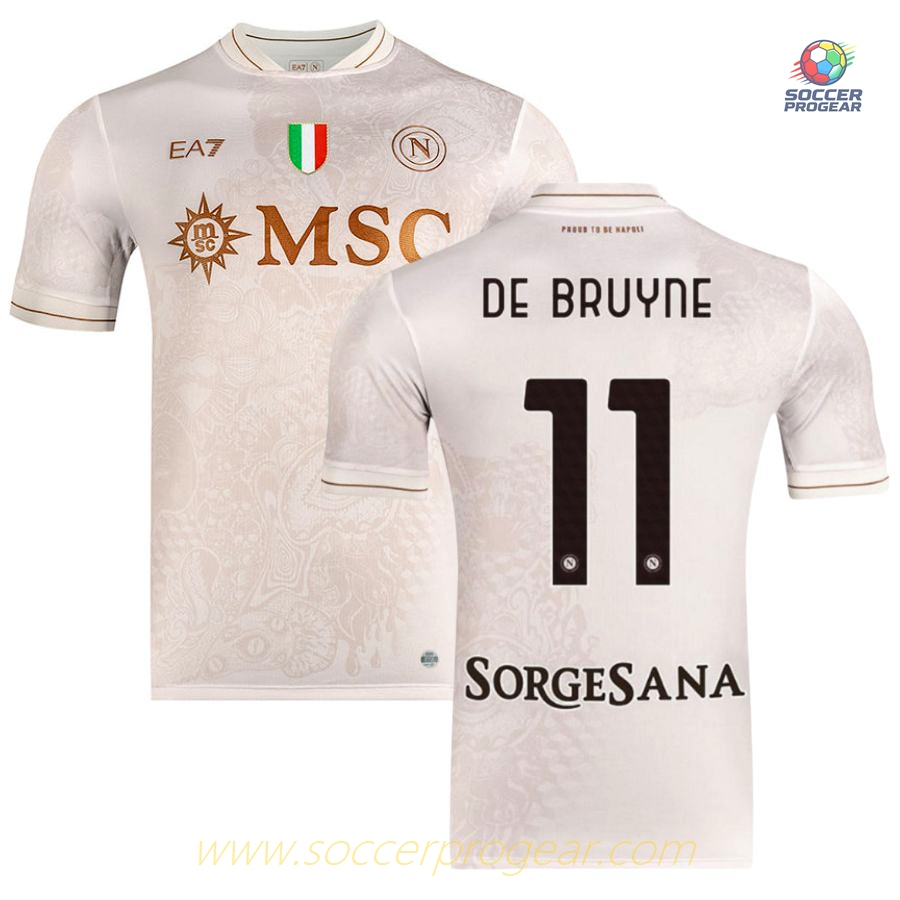 Naples Away Team Football Jersey 2025-2026 Season De Bruyne