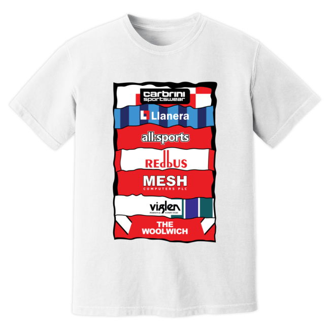 Charlton Sponsor History T-Shirt - White