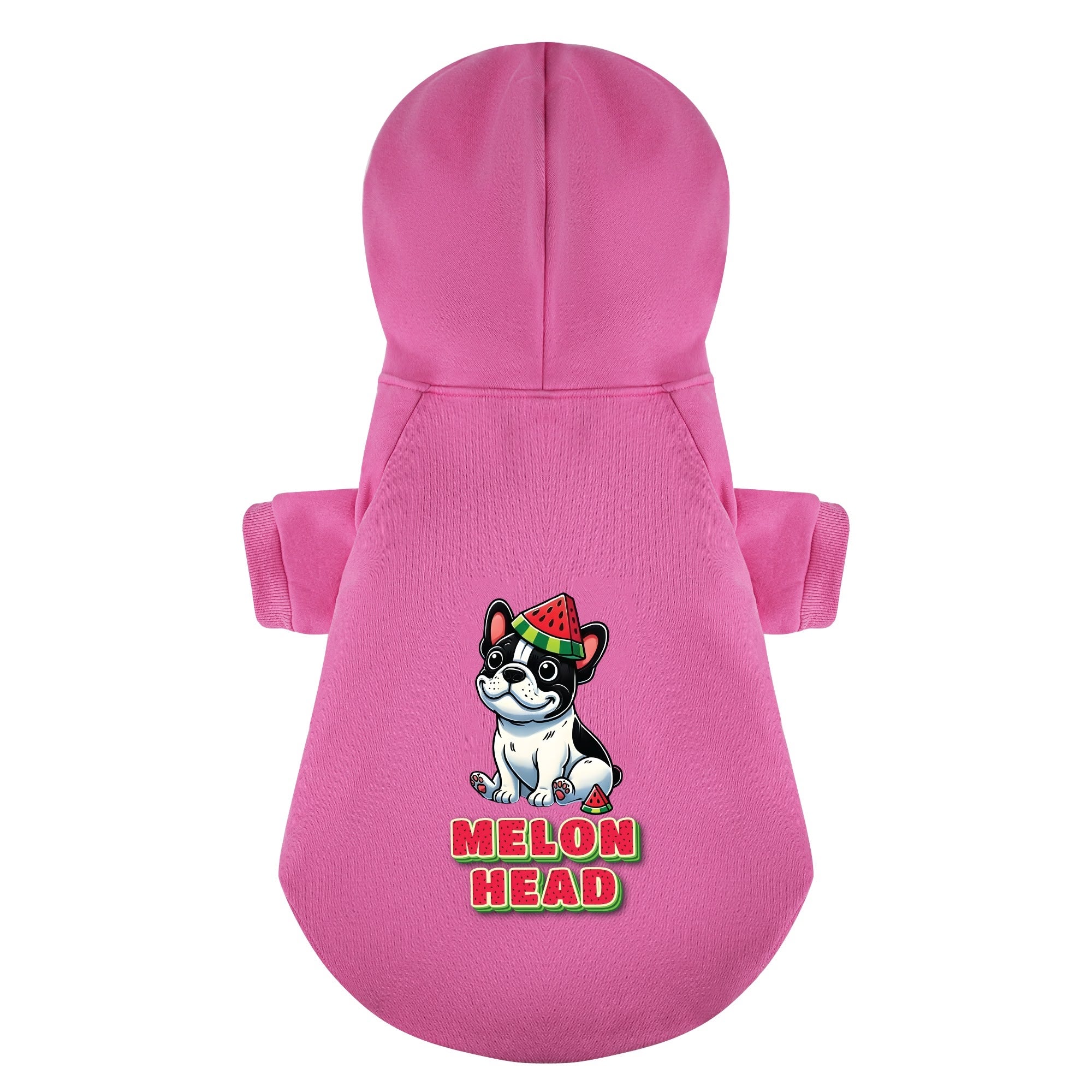 MELON HEAD - Personalized French Bulldog Hoodies with Funny Quotes – Stylish, Cozy, and Premium 100% Cotton