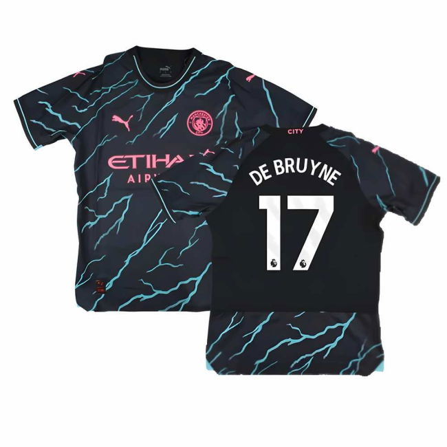 Pro Style Man City Third Elite Kit 2023-2024 (DE BRUYNE 17)