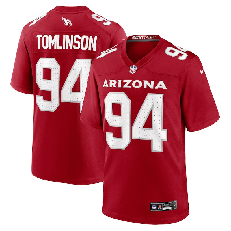 None Dalvin Tomlinson Arizona Cardinals Football Franchise Game Jersey