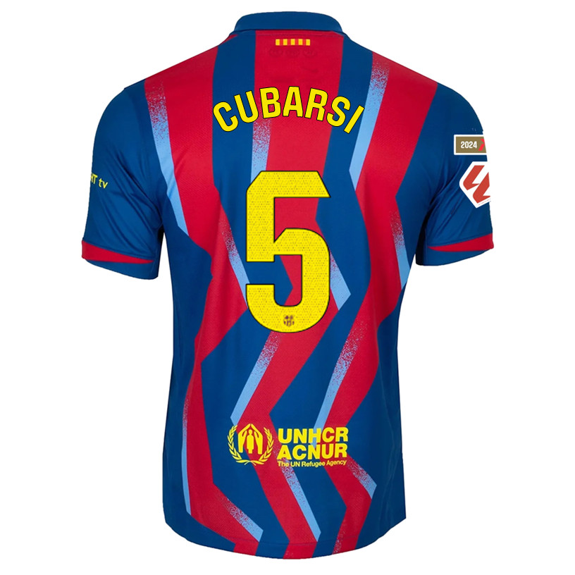 Barcelona Patches 2025-2026 La  Home Jersey – Authentic Shirt