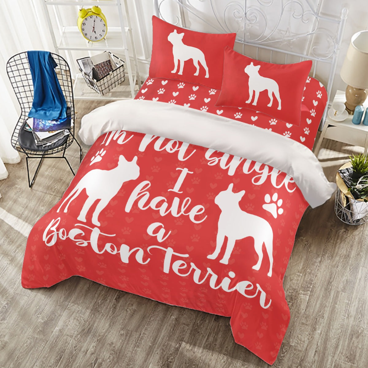 Everyday Charlie - Duvet Cover Set For Boston Terrier Lovers for Dog