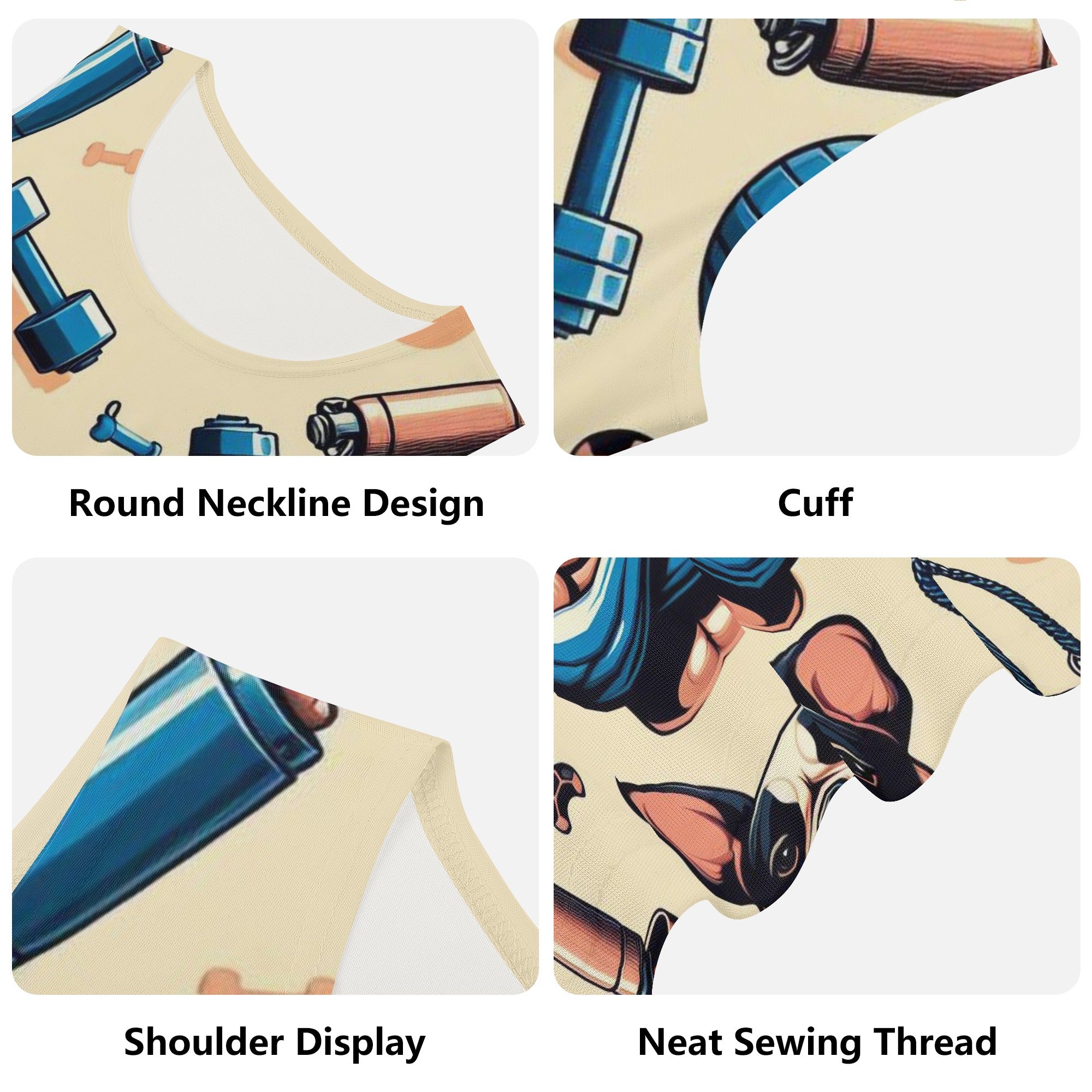 Chandler - Comfortable Men Tank Tops Dog Supplies | Comfort Fit