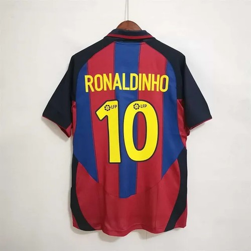 2003-2004 Barcelona (barca) Local - Durable Fabric - Copa Mundial