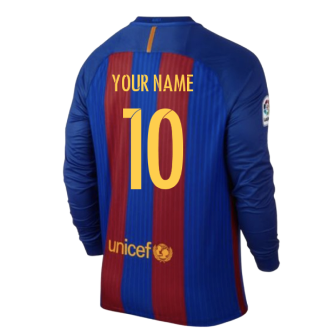 Premium 2015-2016 Barcelona Home With Modern Design - Machine Washable