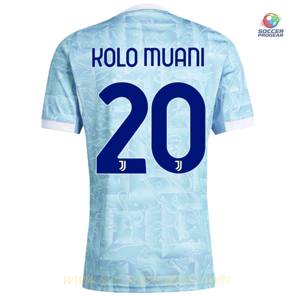 Juventus Away Soccer Football Shirt 2025/26 Collection Kolo Muani