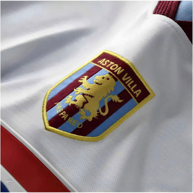 Match Worn Style Aston Villa High Standard Away Player Jersey