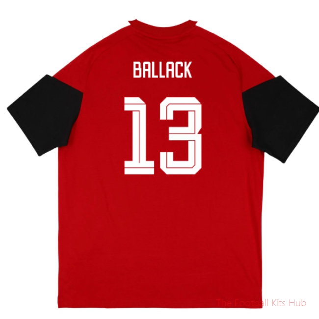 2026-2027 Germany Training Tee (Red) (Ballack 13)