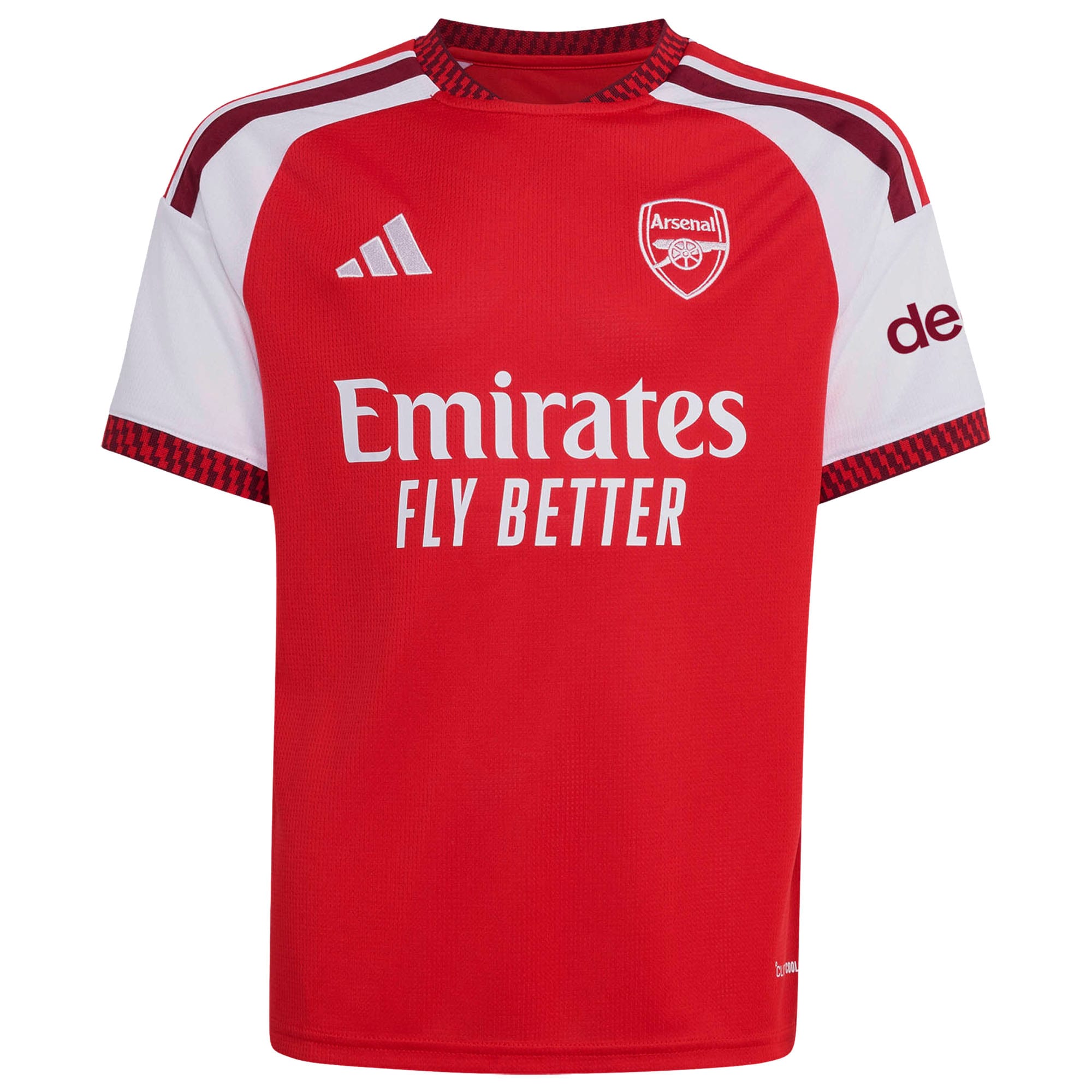 [SJH] Declan Rice #41 Arsenal Youth 2026/27 Home Replica Jersey - Red