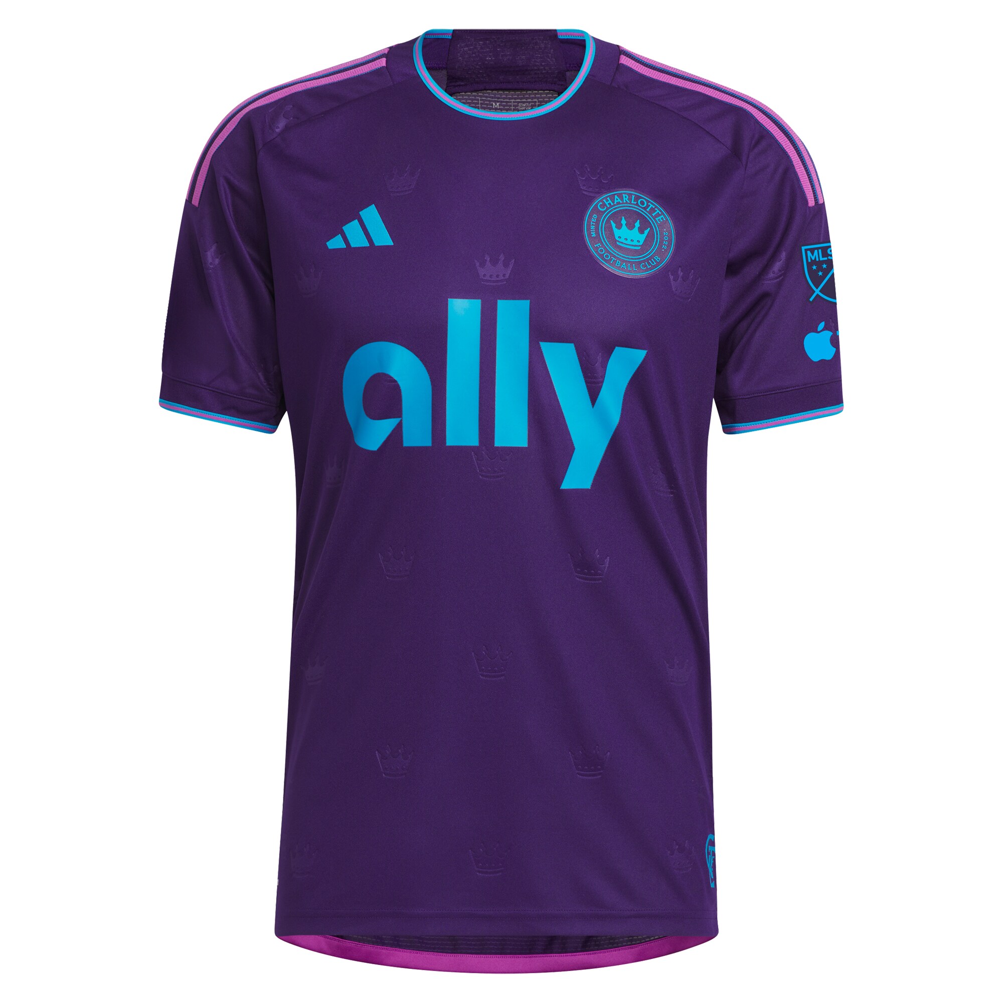 [SJH] Kerwin Vargas Charlotte FC 2023 Crown Jewel Kit Authentic Player Jersey - Purple